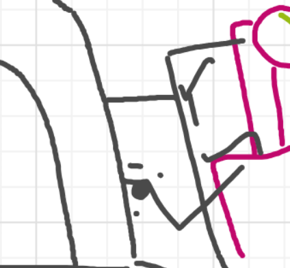 A panel from I've Been Everywhere, Man, episode nine of the Board Boards object show by Furretwalk/WalkingFurret.